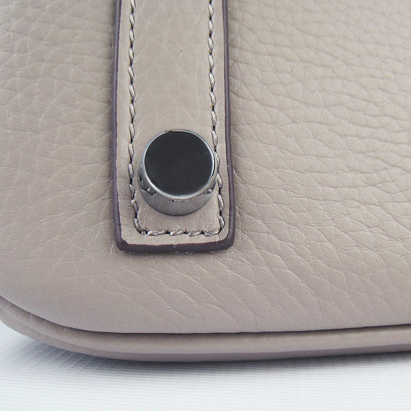 Replica Hermes Birkin 30CM Togo Leather Bag Grey 6088 On Sale - Click Image to Close